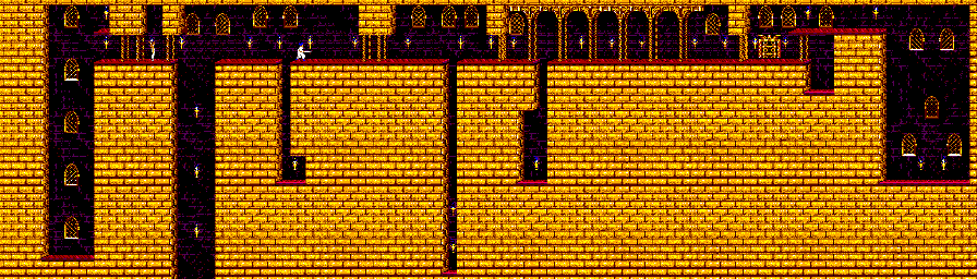 Thumbnail for a map of Level 06 for the Master System game Prince Of Persia.