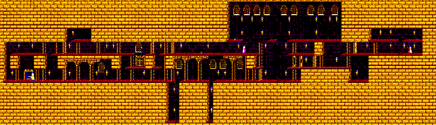 Thumbnail for a map of Level 09 for the Master System game Prince Of Persia.