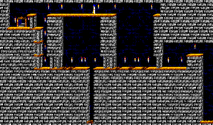 Thumbnail for a map of Level 12 for the Master System game Prince Of Persia.
