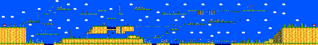 Thumbnail for a map of Round 1 Area 2 for the Master System game Psycho Fox.