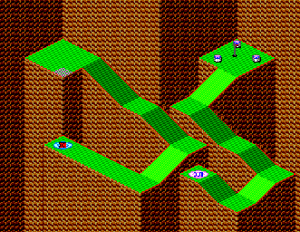 Thumbnail for a map of Stage 2 Hole No. 4 for the Master System game Putt & Putter.