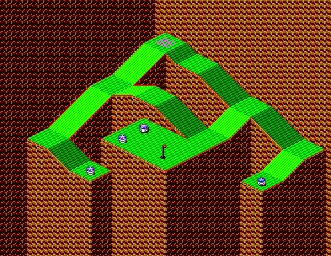 Thumbnail for a map of Stage 2 Hole No. 5 for the Master System game Putt & Putter.