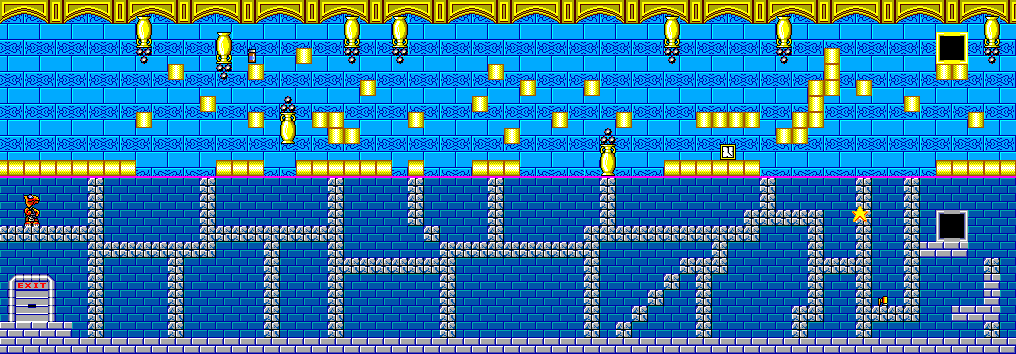 Thumbnail for a map of Round 5 for the Master System game Quartet.