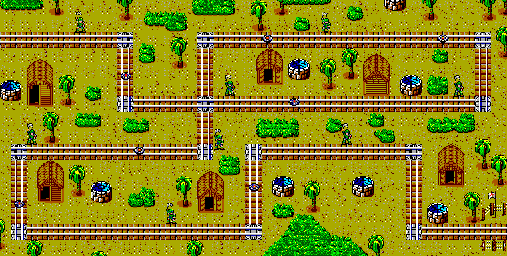 Thumbnail for a map of Round 3 for the Master System game Rescue Mission.