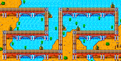 Thumbnail for a map of Round 4 for the Master System game Rescue Mission.