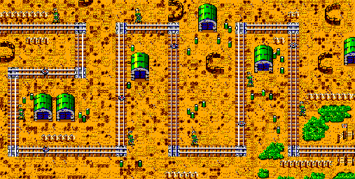 Thumbnail for a map of Round 5 for the Master System game Rescue Mission.