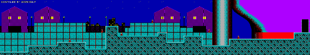 Thumbnail for a map of Mission 2 Section 1 for the Master System game Shinobi.