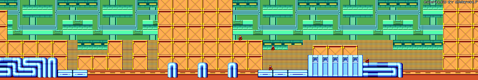 Thumbnail for a map of Mission 3 Section 3 for the Master System game Shinobi.
