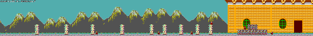 Thumbnail for a map of Mission 4 Section 1 for the Master System game Shinobi.