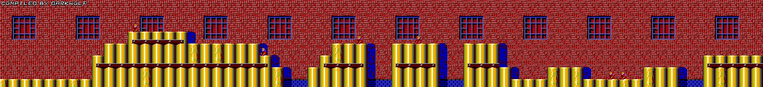 Thumbnail for a map of Mission 4 Section 2 for the Master System game Shinobi.
