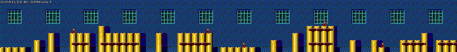 Thumbnail for a map of Mission 4 Section 3 for the Master System game Shinobi.