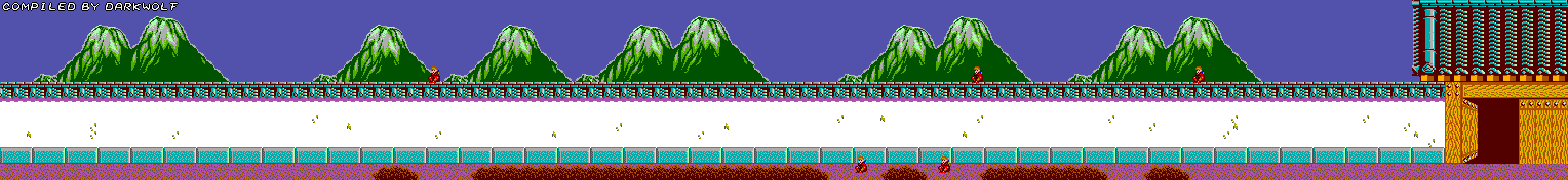 Thumbnail for a map of Mission 5 Section 1 for the Master System game Shinobi.