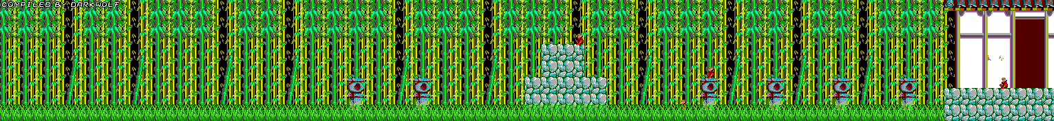 Thumbnail for a map of Mission 5 Section 2 for the Master System game Shinobi.