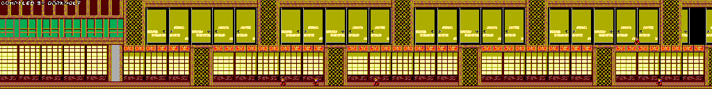 Thumbnail for a map of Mission 5 Section 3 for the Master System game Shinobi.