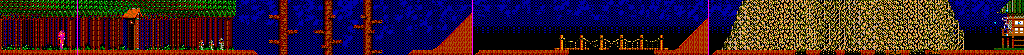 Thumbnail for a map of Mt. Miwa for the Master System game SpellCaster.