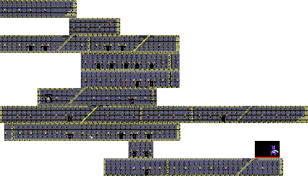 Thumbnail for a map of Pyramid for the Master System game SpellCaster.