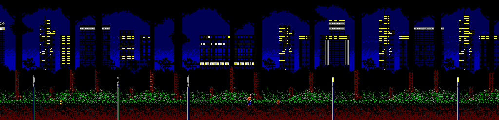 Thumbnail for a map of Central Park for the Master System game Spider-Man Vs The Kingpin.