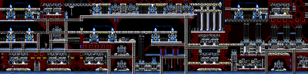 Thumbnail for a map of Power Plant for the Master System game Spider-Man Vs The Kingpin.