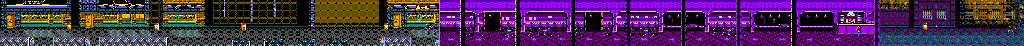 Thumbnail for a map of Stage 1 for the Master System game Streets Of Rage II.