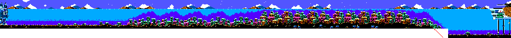 Thumbnail for a map of Stage 1 for the Master System game Submarine Attack.