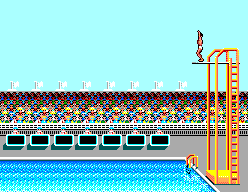 Thumbnail for a map of High Diving for the Master System game Summer Games.