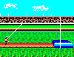 Thumbnail for a map of Pole Vault for the Master System game Summer Games.