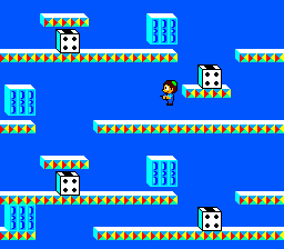 Thumbnail for a map of Round 1 for the Master System game Teddy Boy.