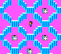 Thumbnail for a map of Round 40 for the Master System game Teddy Boy.