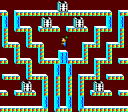 Thumbnail for a map of Round 47 for the Master System game Teddy Boy.