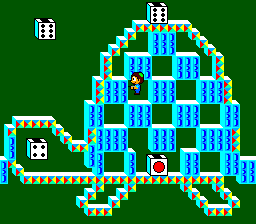 Thumbnail for a map of Round 5 for the Master System game Teddy Boy.