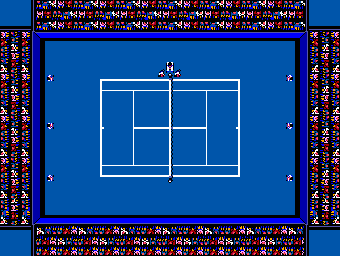Thumbnail for a map of Hard Court for the Master System game Tennis Ace.