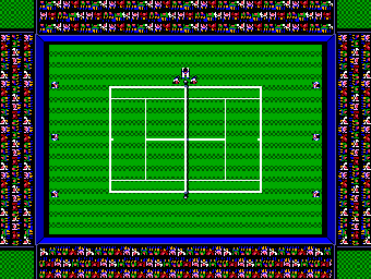 Thumbnail for a map of Lawn Court for the Master System game Tennis Ace.