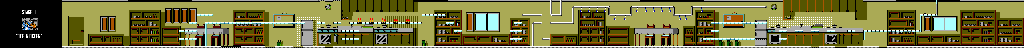 Thumbnail for a map of Stage 1: The Kitchen for the Master System game Tom And Jerry: The Movie.