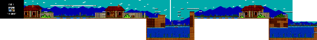Thumbnail for a map of Stage 2: The Garden for the Master System game Tom And Jerry: The Movie.