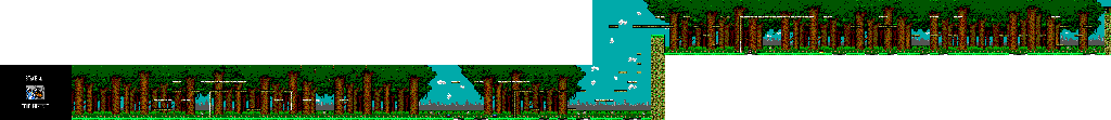 Thumbnail for a map of Stage 4: The Forest for the Master System game Tom And Jerry: The Movie.