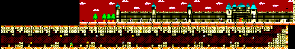 Thumbnail for a map of MEKA Dragon Castle 2 for the Master System game Wonder Boy III: The Dragon's Trap.