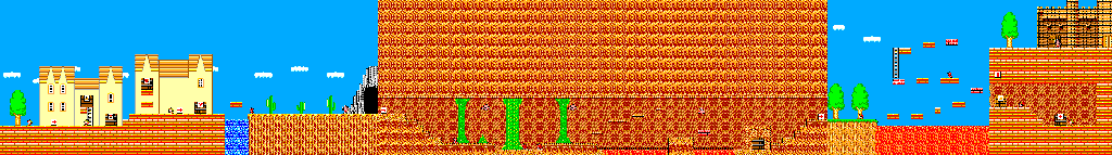 Thumbnail for a map of Stage 2 for the Master System game Wonder Boy In Monster Land.
