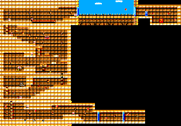 Thumbnail for a map of Stage 3 for the Master System game Wonder Boy In Monster Land.
