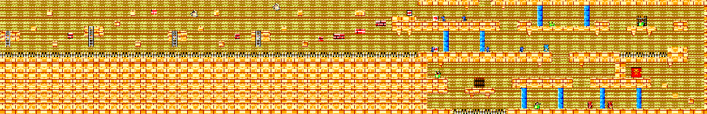 Thumbnail for a map of Stage 6 for the Master System game Wonder Boy In Monster Land.