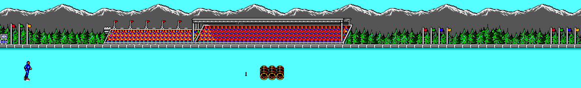 Thumbnail for a map of Barrel Jumping for the Master System game World Games.