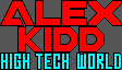 Title screen for the Master System game Alex Kidd: High Tech World.