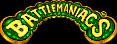 Title screen for the Master System game Battlemaniacs.