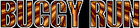 Title screen for the Master System game Buggy Run.