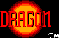 Title screen for the Master System game Dragon: The Bruce Lee Story.