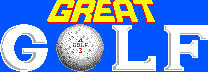Title screen for the Master System game Great Golf.