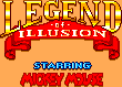 Title screen for the Master System game Legend Of Illusion: Starring Mickey Mouse.