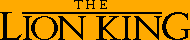 Title screen for the Master System game The Lion King.