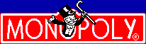 Title screen for the Master System game Monopoly.