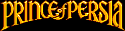Title screen for the Master System game Prince Of Persia.