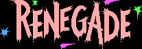 Title screen for the Master System game Renegade.